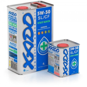 Моторне масло XADO Atomic Oil 5W-50 SL/CF 4л
